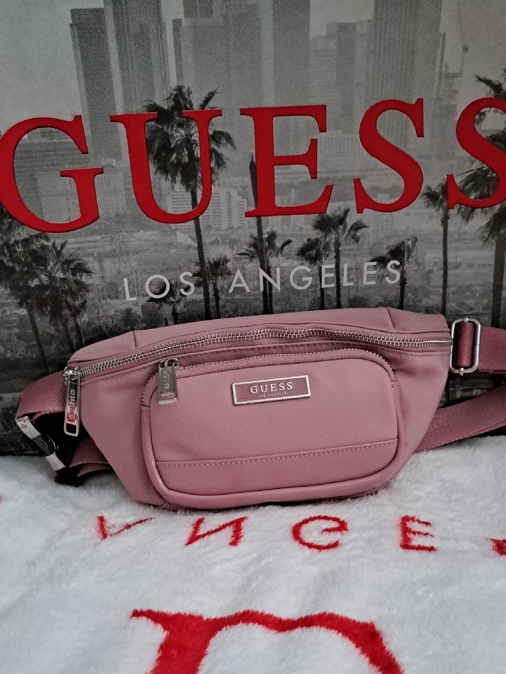 GUESS Dusty Rose Men's Belt Bag fanny Pack